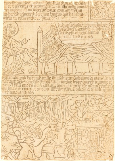 Apocalypse of John, Leaf 42 by German 15th Century