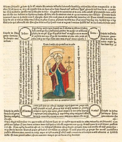 Christ as Salvator Mundi by German 15th Century
