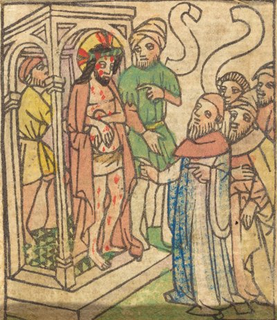 Ecce Homo (verso) by German 15th Century