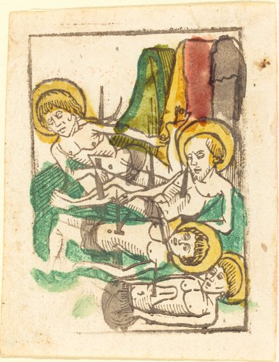 Four Martyrs - Saint Acacius by German 15th Century