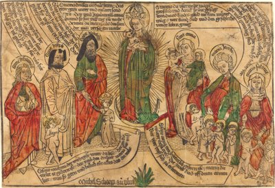Holy Kinship by German 15th Century