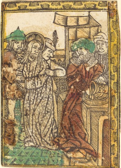 Pilate Washing His Hands by German 15th Century