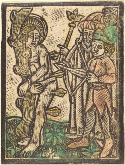 Saint Sebastian by German 15th Century