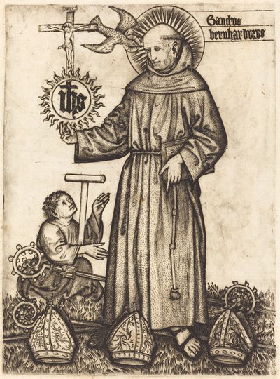 Saint Bernardine by German 15th Century