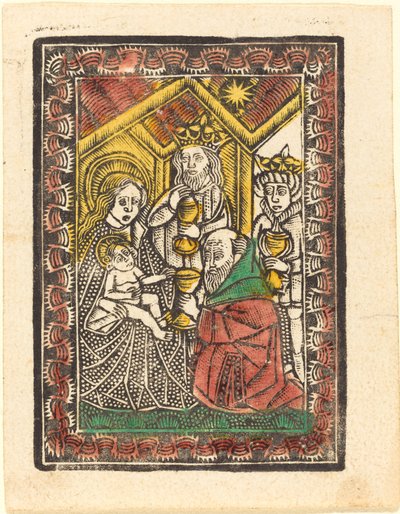 The Adoration of the Magi by German 15th Century