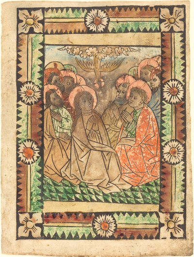The Descent of the Holy Ghost by German 15th Century