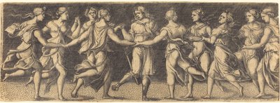 Apollo Dancing with the Nine Muses by German 16th Century