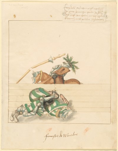 Italian Joust of Peace by German 16th Century