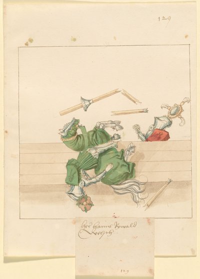 Italian Joust of Peace by German 16th Century