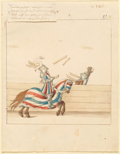 Italian Joust of Peace by German 16th Century