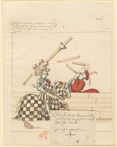 Italian Joust of Peace by German 16th Century