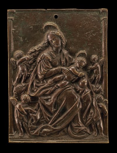The Virgin & Child with Four Angels by German 16th Century