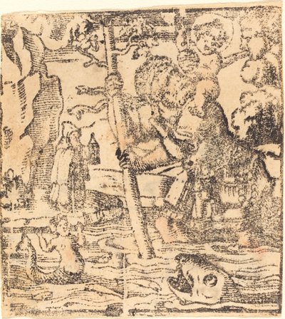 Saint Christopher by German 16th or 19th Century