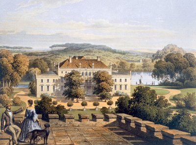 A Prussian Royal Residence, c.1852-63 by German School