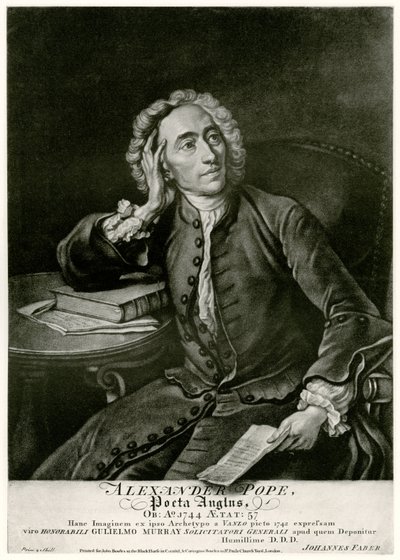 Alexander Pope by German School