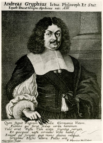 Andreas Gryphius by German School