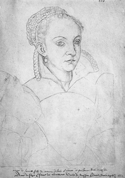 Anna of Saxony by German School