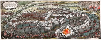 Battle of Lutzen by German School