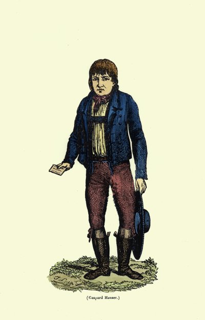 Caspar Hauser (later colouration) by German School