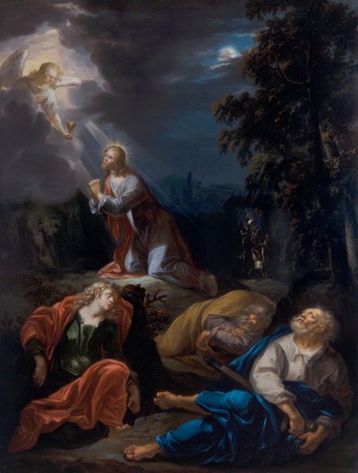 Christ on the Mount of Olives by German School