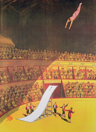 Circus high diver by German School