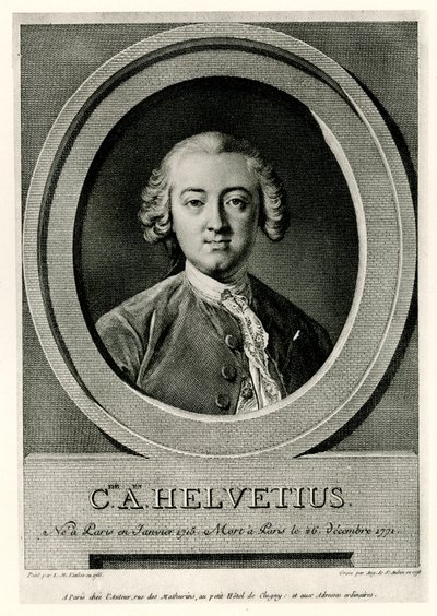 Claude Adrien Helvétius by German School