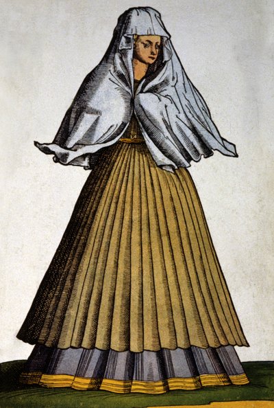 Courtesan in Rome by German School