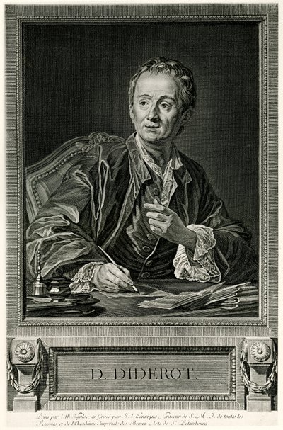 Denis Diderot by German School