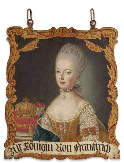 Enseigne Marie-Antoinette, after 1774 by German School