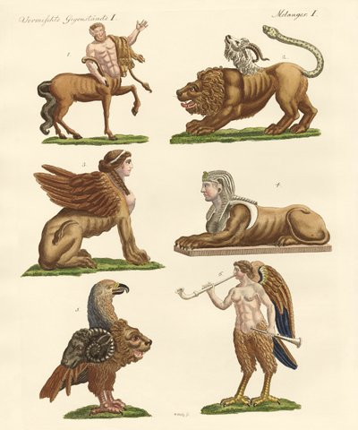 Fabulous animals by German School