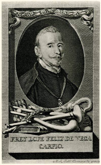 Felix Lope de Vega Carpio by German School