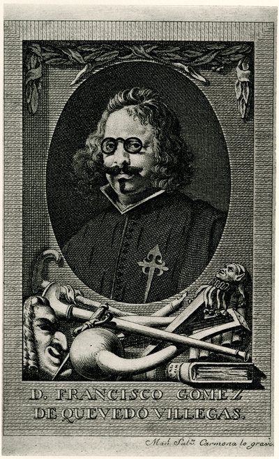 Francisco Gomez de Quevedo y Villegas by German School