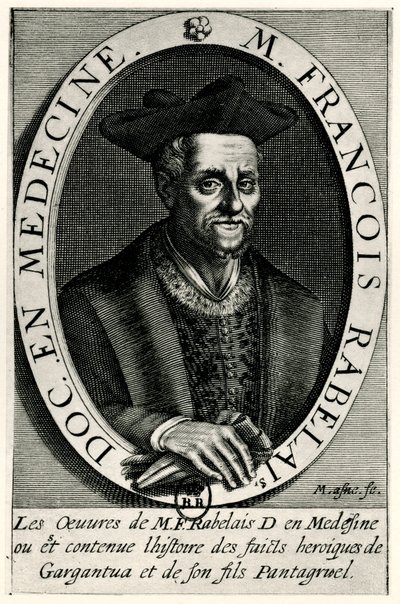 François Rabelais by German School