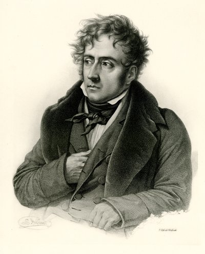 François René Vicomte de Chateaubriand by German School