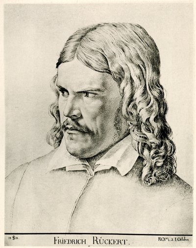 Friedrich Rückert by German School