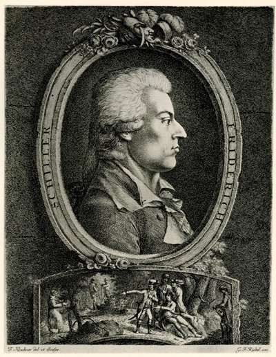 Friedrich von Schiller by German School