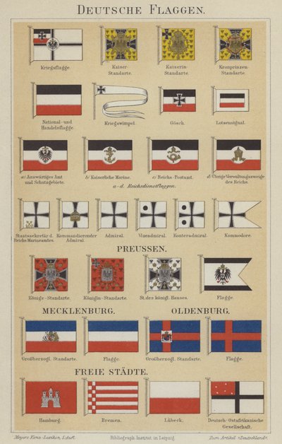 German flags by German School