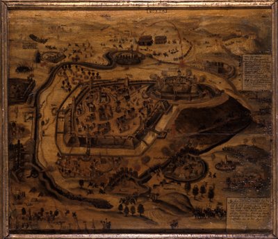 Gotha During the Siege of Grimmenstein by German School