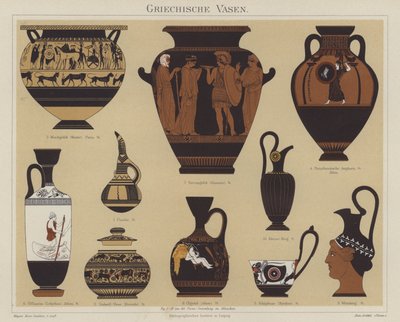 Greek vases by German School