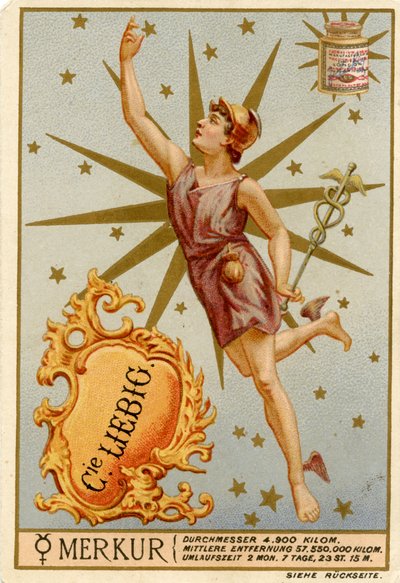 Heavenly Bodies, Liebig Card by German School