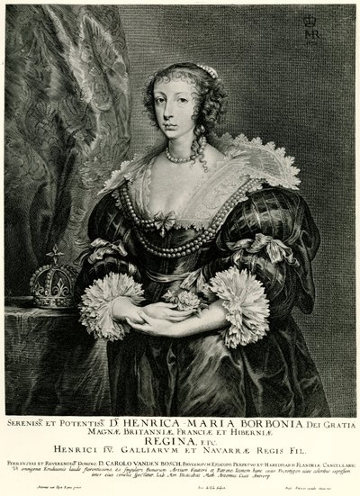 Henrietta Maria by German School