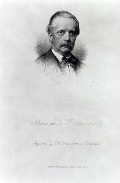 Hermann von Helmholtz, engraved by C.H Jeens by German School