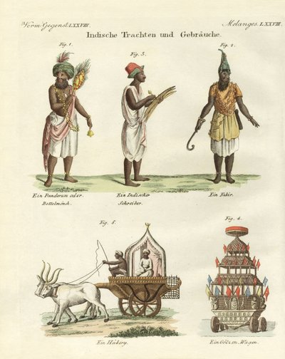 Indian Dresses by German School