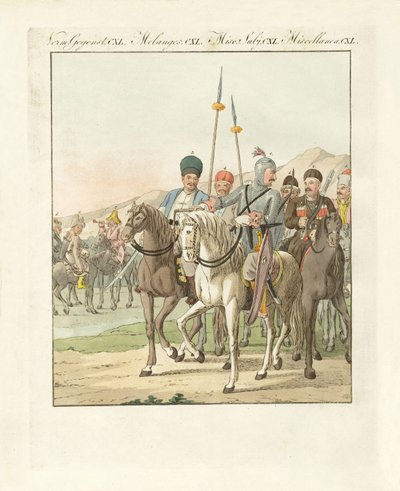 Irregular light Russian cavalry by German School