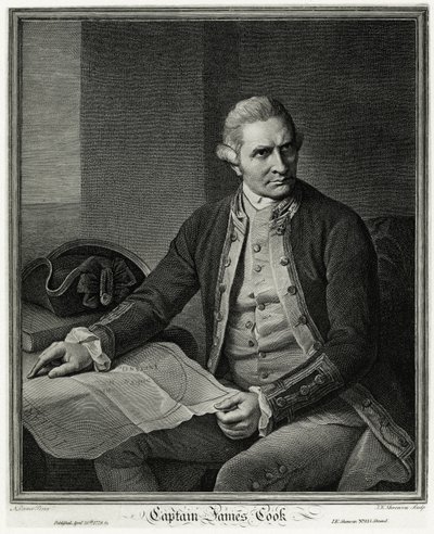 James Cook by German School