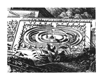Labyrinth at Heidelberg, Hortus Palatinus by German School