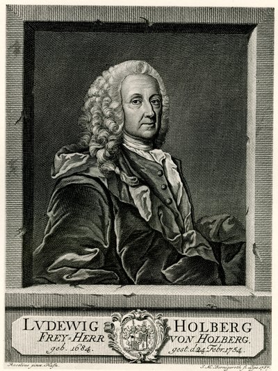 Ludvig Holberg by German School