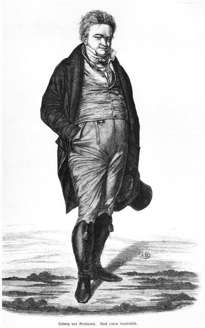 Ludwig van Beethoven by German School