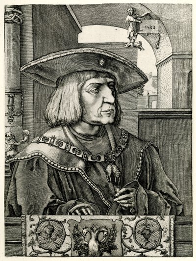 Maximilian I by German School