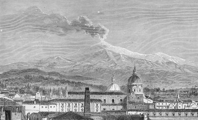 Mount Etna, from Catania by German School